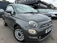 Used Fiat 500 Lounge 69 HP (50 kW) 2017 Grey Hatchback