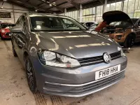 Used VW Golf VII SE 125 HP (91 kW) 2018 Grey Hatchback