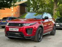 Used Land Rover Range Rover evoque HSE Dynamic 2017 Red Estate