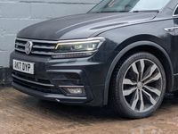 Used VW Tiguan R-line 150 HP (110 kW) 2017 Black SUV