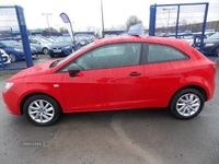 Begagnad Seat Ibiza SOL 2016 Röd Halvkombi