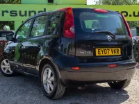 Used Nissan Note SE 110 HP (80 kW) 2007 Black Hatchback