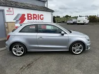 Used Audi A1 S-Line 122 HP (89 kW) 2015 Silver Hatchback
