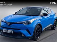 Used Toyota C-HR 122 HP (89 kW) 2019 Cyan splash bitone SUV