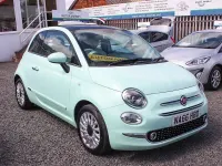 Used Fiat 500 Lounge 69 HP (50 kW) 2016 Green Hatchback