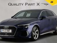 Used Audi A3 S-Line 2021 Blue Sedan
