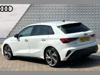 New Audi A3 Black Edition 147 HP (108 kW) 2025 White Hatchback