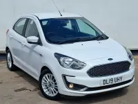Used Ford Ka Plus Zetec 85 HP (62 kW) 2019 White Hatchback