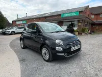 Used Fiat 500 Lounge 69 HP (50 kW) 2017 Black Hatchback