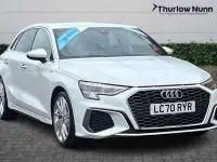 Used Audi A3 Sportback S-Line 110 HP (80 kW) 2020 White Hatchback