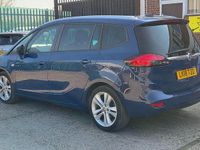 Used Vauxhall Zafira Tourer SRi 140 HP (102 kW) 2018 Blue MPV