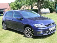 Used VW Golf VII Edition 150 HP (110 kW) 2020 Blue Hatchback