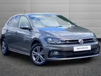 Used VW Polo R-line 115 HP (84 kW) 2020 Limestone grey Hatchback