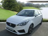 Used MG MG3 Excite 106 HP (77 kW) 2023 White Hatchback
