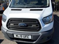 Used Ford Transit 130 HP (95 kW) 2019 White Cabriolet