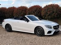 Used Mercedes E350 AMG line 313 HP (230 kW) 2019 White Cabriolet