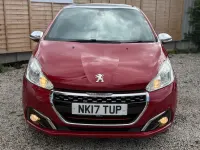 Used Peugeot 208 Prestige 2017 Red Hatchback