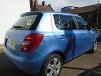 Used Skoda Fabia SE 2015 Blue Hatchback