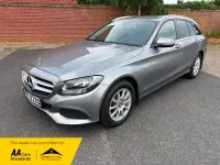 Used Mercedes C220 Executive 170 HP (125 kW) 2016 Palladium silver Estate