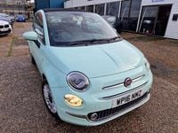 Used Fiat 500C Lounge 69 HP (50 kW) 2016 Green Cabriolet