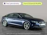 Used Audi A5 S-Line 2019 Blue Coupe