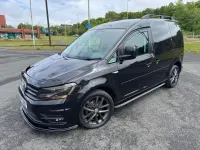 Used VW Caddy Black Edition 102 HP (75 kW) 2017 Black MPV