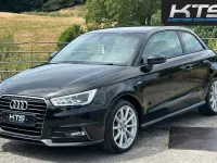 Used Audi A1 S-Line 125 HP (91 kW) 2016 Black Hatchback