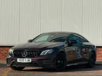 Used Mercedes E220 AMG line 2019 Red Coupe