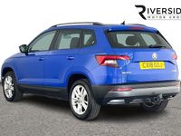 Used Skoda Karoq SE Technology 116 HP (85 kW) 2018 Blue SUV