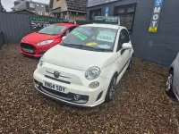 Begagnad Abarth 595 Turismo 160 HK (117 kW) 2014 Vit Halvkombi