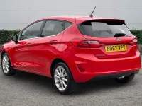 Used Ford Fiesta Titanium 2017 Red Hatchback