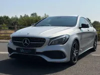 Used Mercedes CLA220 AMG line 177 HP (130 kW) 2018 Silver Coupe