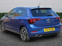 Used VW Polo Match 95 HP (69 kW) 2024 Blue Hatchback