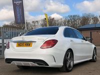 Used Mercedes C250 AMG Line Premium Plus 204 HP (150 kW) 2015 White Sedan