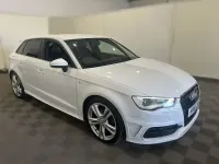 Used Audi A3 Sportback S-Line 2016 White Hatchback