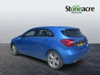 Used Mercedes A160 Premium 102 HP (75 kW) 2017 Blue Hatchback