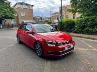 Used VW Golf VII SE 130 HP (95 kW) 2018 Red Hatchback