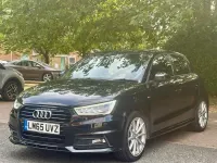 Used Audi A1 S-Line 116 HP (85 kW) 2015 Black Hatchback