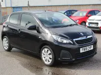 Used Peugeot 108 Active 68 HP (50 kW) 2018 Black Hatchback