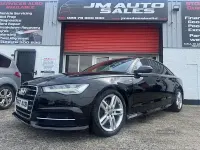 Used Audi A6 S-Line 190 HP (139 kW) 2017 Black Sedan