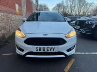 Used Ford Focus ST-Line X 140 HP (102 kW) 2018 White Hatchback