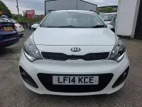 Used Kia Rio 2014 White Hatchback