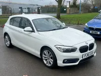 Used BMW 116 Sport Line 2016 White Hatchback