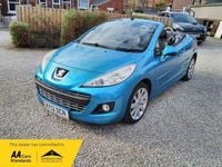 Used Peugeot 207 CC GT 113 HP (83 kW) 2012 Blue Cabriolet