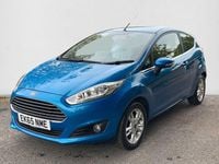 Used Ford Fiesta Zetec 82 HP (60 kW) 2015 Blue Hatchback