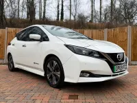 Used Nissan Leaf N-Connecta 39 kW (54 HP) 2019 White Hatchback