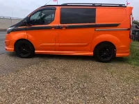 Used Ford Transit Custom 100 HP (73 kW) 2015 Orange Van