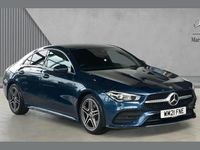 Used Mercedes CLA180 AMG line 136 HP (100 kW) 2021 Denim blue metallic  Sedan