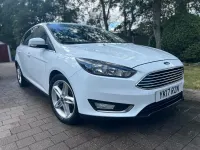 Used Ford Focus Titanium 2017 White Hatchback