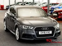 Used Audi A3 S-Line 116 HP (85 kW) 2018 Grey Sedan